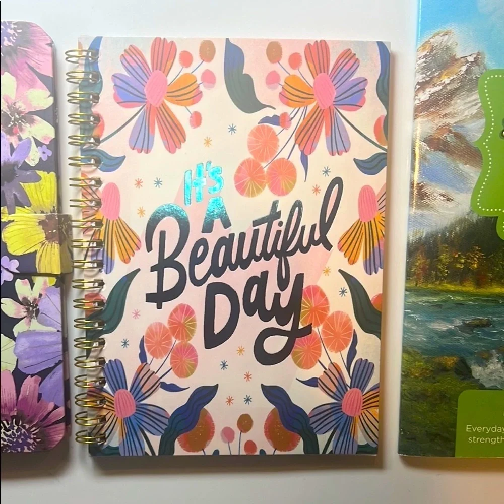 Floral and Inspirational Bible Verse Journals Set of 3